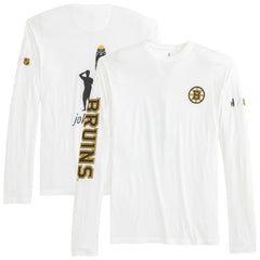 Boston Bruins johnnie-O Adam Long Sleeve T-Shirt - White - NHL