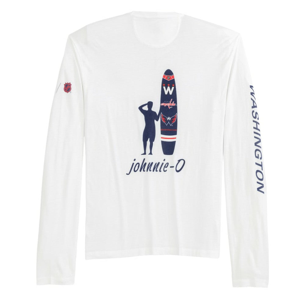 Washington Capitals johnnie-O Adam Long Sleeve T-Shirt - White - NHL