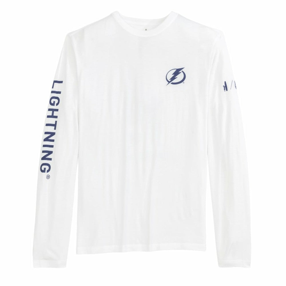 Tampa Bay Lightning johnnie-O Adam Long Sleeve T-Shirt - White - NHL