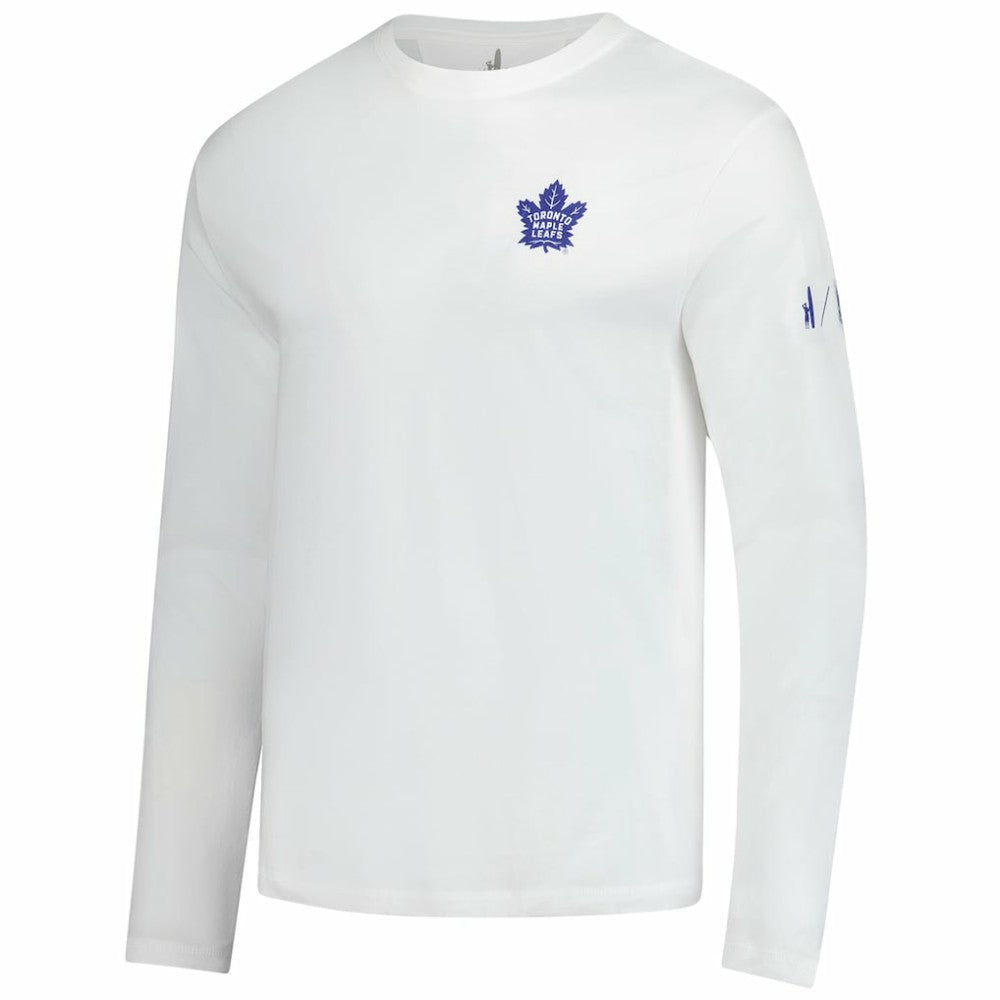Toronto Maple Leafs johnnie-O Adam Long Sleeve T-Shirt - White - NHL