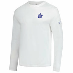 Toronto Maple Leafs johnnie-O Adam Long Sleeve T-Shirt - White - NHL