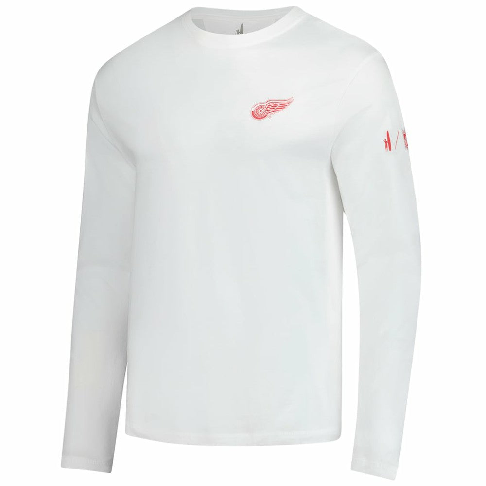 Detroit Red Wings johnnie-O Adam Long Sleeve T-Shirt - White - NHL