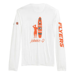 Philadelphia Flyers johnnie-O Adam Long Sleeve T-Shirt - White - NHL