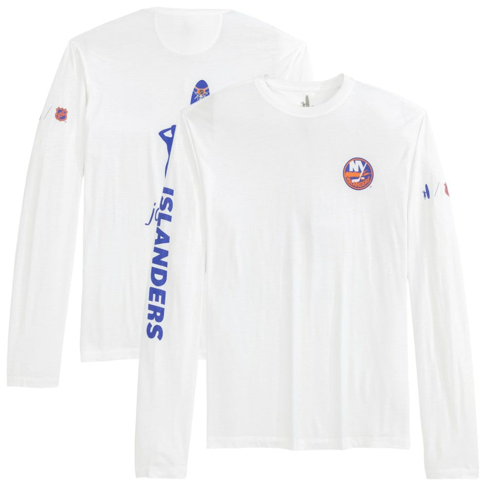New York Islanders johnnie-O Adam Long Sleeve T-Shirt - White - NHL