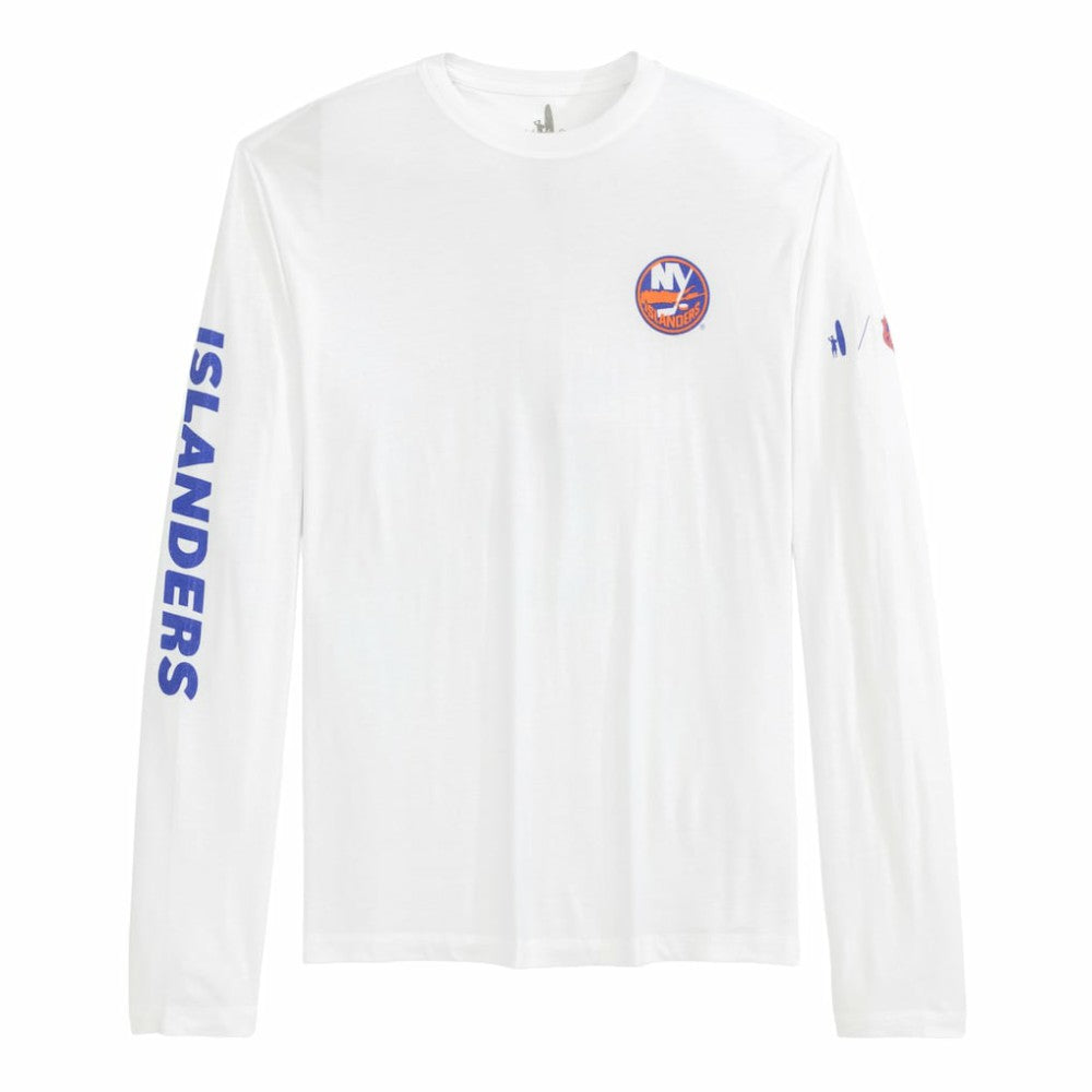 New York Islanders johnnie-O Adam Long Sleeve T-Shirt - White - NHL