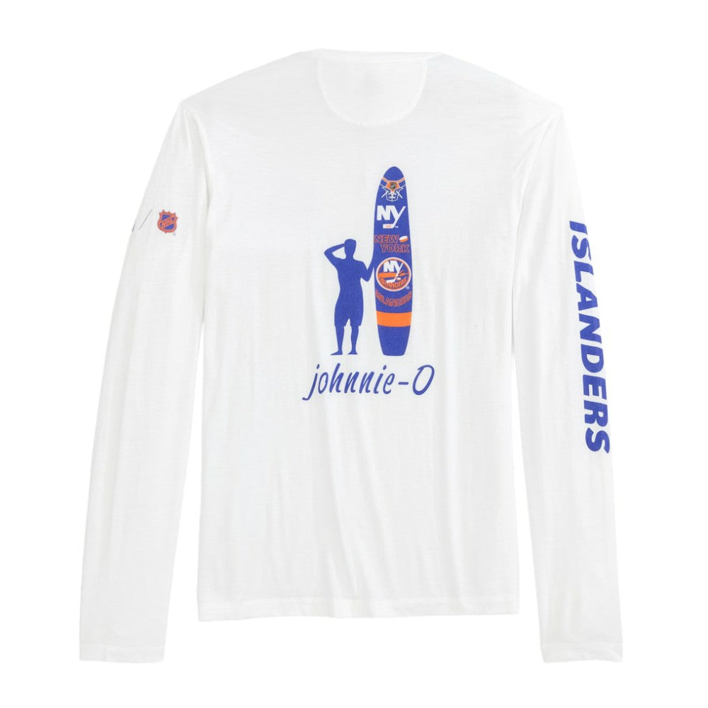 New York Islanders johnnie-O Adam Long Sleeve T-Shirt - White - NHL