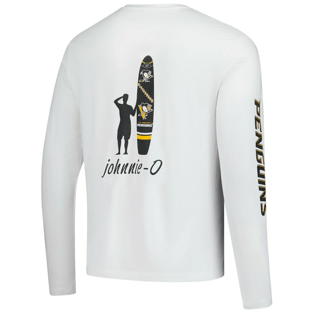 Pittsburgh Penguins johnnie-O Adam Long Sleeve T-Shirt - White - NHL