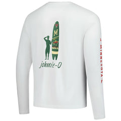 Minnesota Wild johnnie-O Adam Long Sleeve T-Shirt - White - NHL