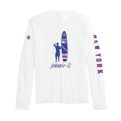New York Rangers johnnie-O Adam Long Sleeve T-Shirt - White - NHL