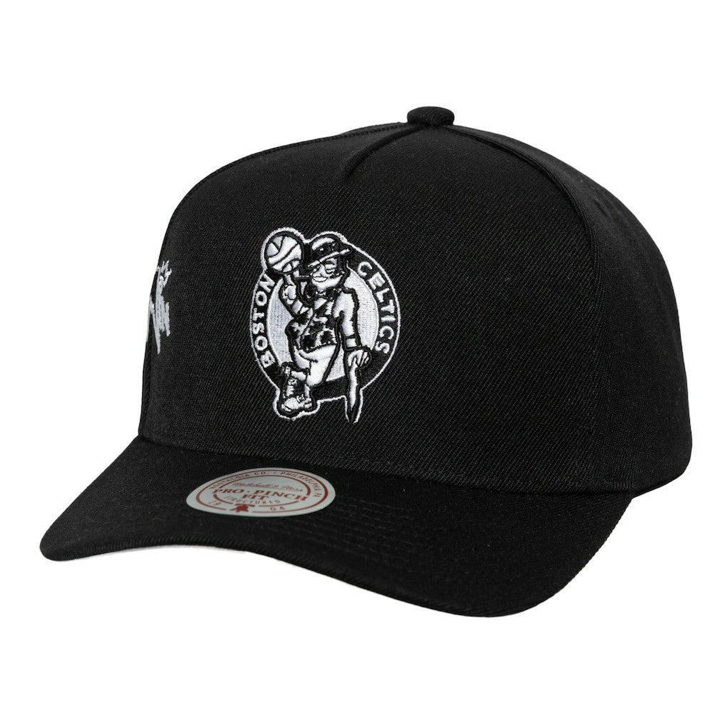 Boston Celtics 2008 NBA Finals Born To Win Pro Crown Adjustable Hat Black - NBA