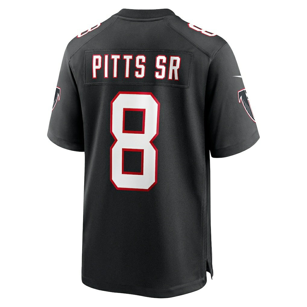 Kyle Pitts Sr. Atlanta Falcons Alternate Game Jersey Black | Nike for Sale