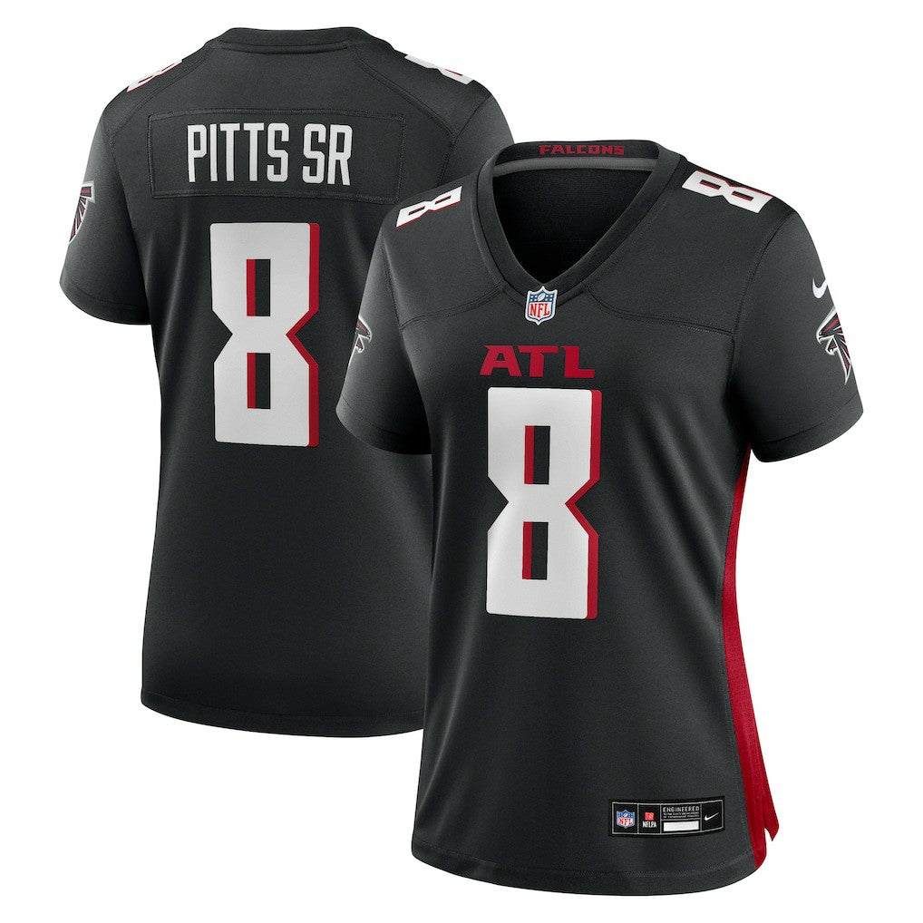 Kyle Pitts Sr. Atlanta Falcons Women's Game Jersey Black | Nike for Sale