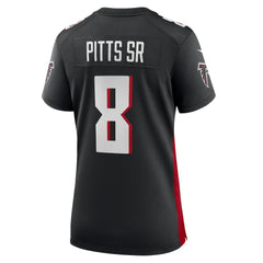 Kyle Pitts Sr. Atlanta Falcons Women's Game Jersey Black | Nike for Sale