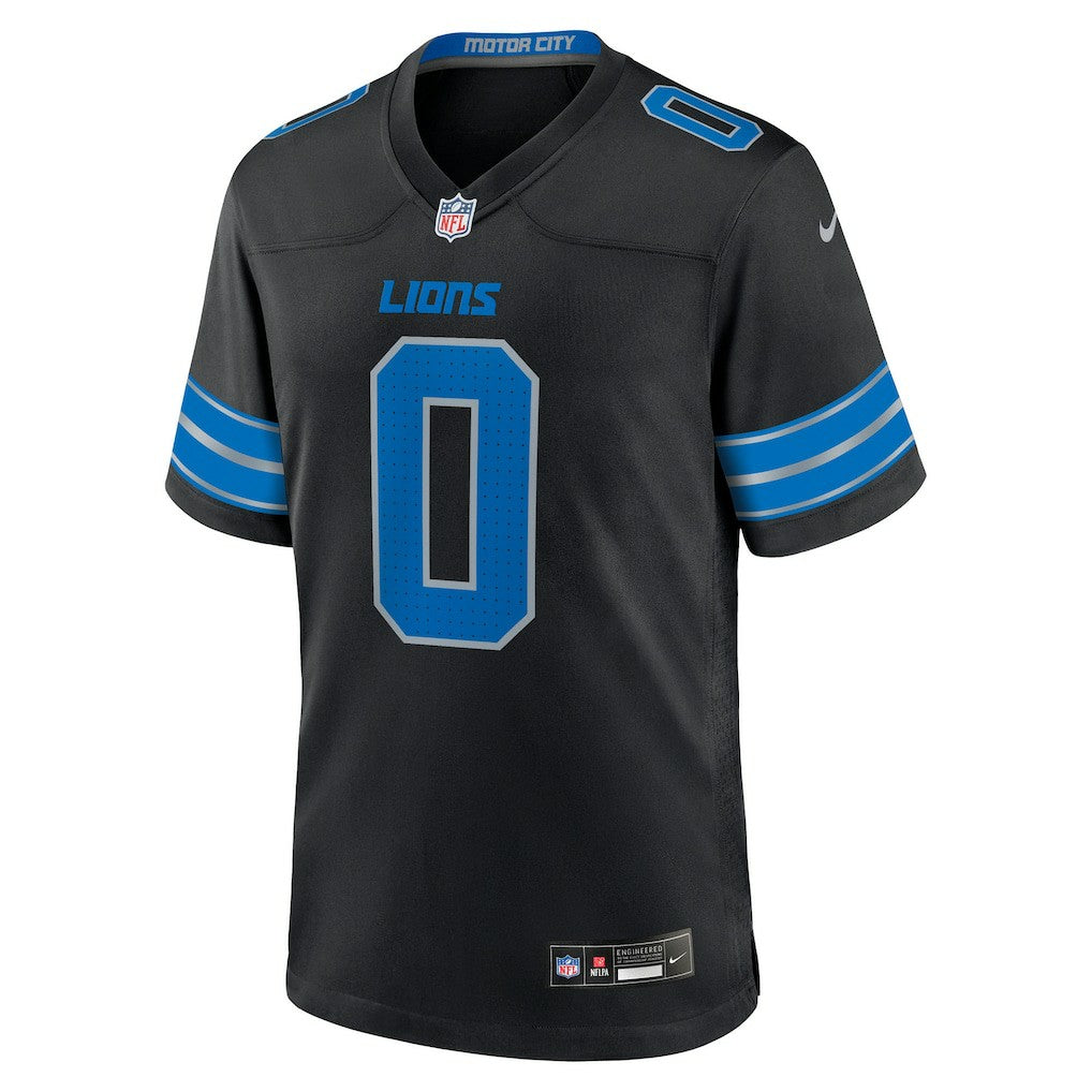 Jahmyr Gibbs Detroit Lions 2nd Alternate Game Player Jersey Black | Nike for Sale