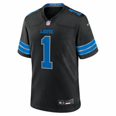 Jameson Williams Detroit Lions Alternate Game Player Jersey Black | Nike for Sale