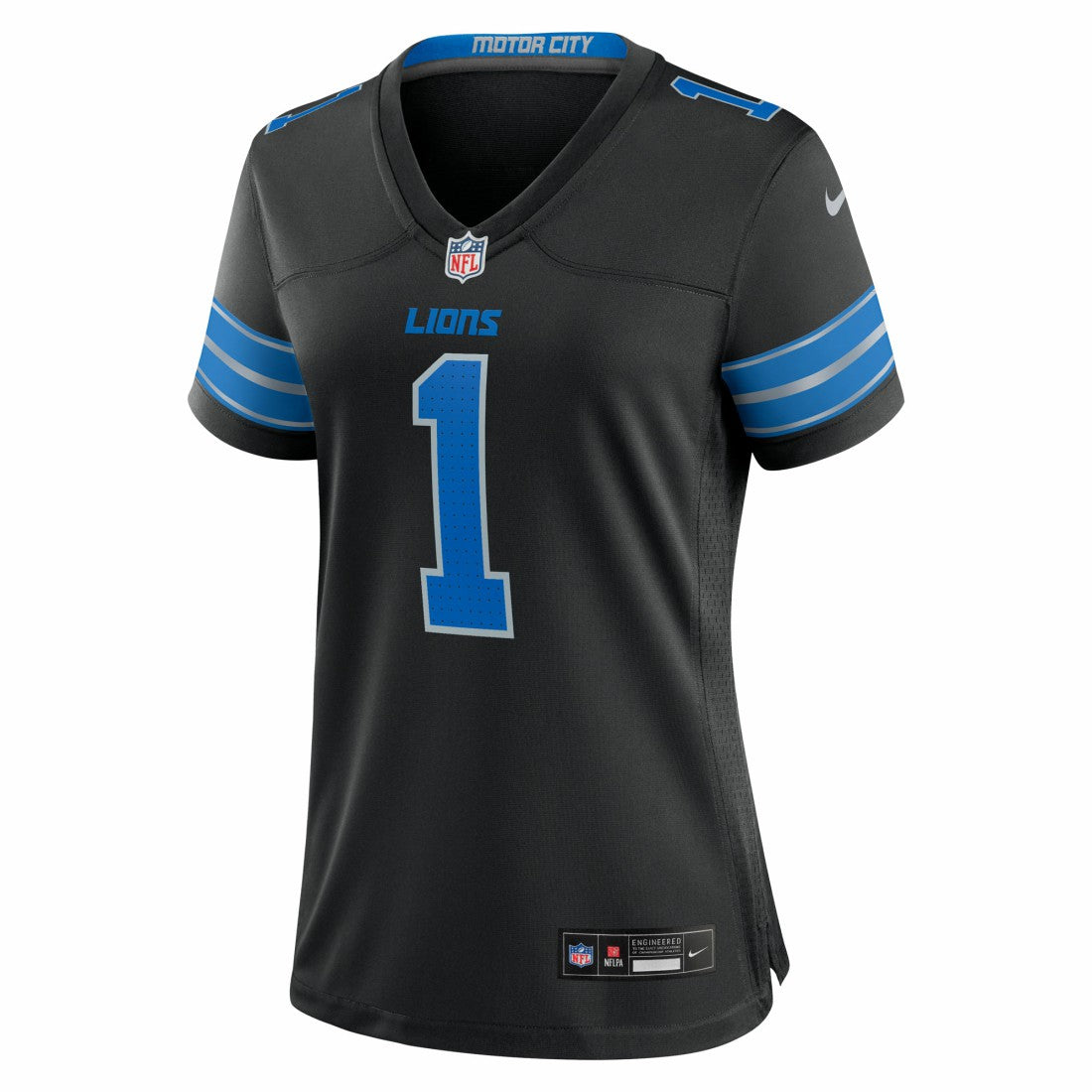 Jameson Williams Detroit Lions Women's 2nd Alternate Game Player Jersey Black | Nike for Sale