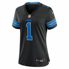 Jameson Williams Detroit Lions Women's 2nd Alternate Game Player Jersey Black | Nike for Sale