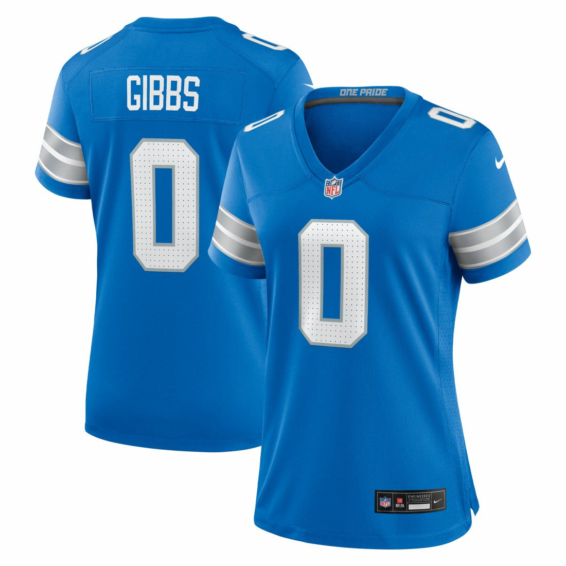 Jahmyr Gibbs Detroit Lions Women's Game Player Jersey Blue | Nike for Sale