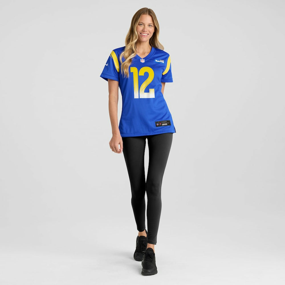 Puka Nacua Los Angeles Rams Women's Game Player Jersey Royal | Nike for Sale