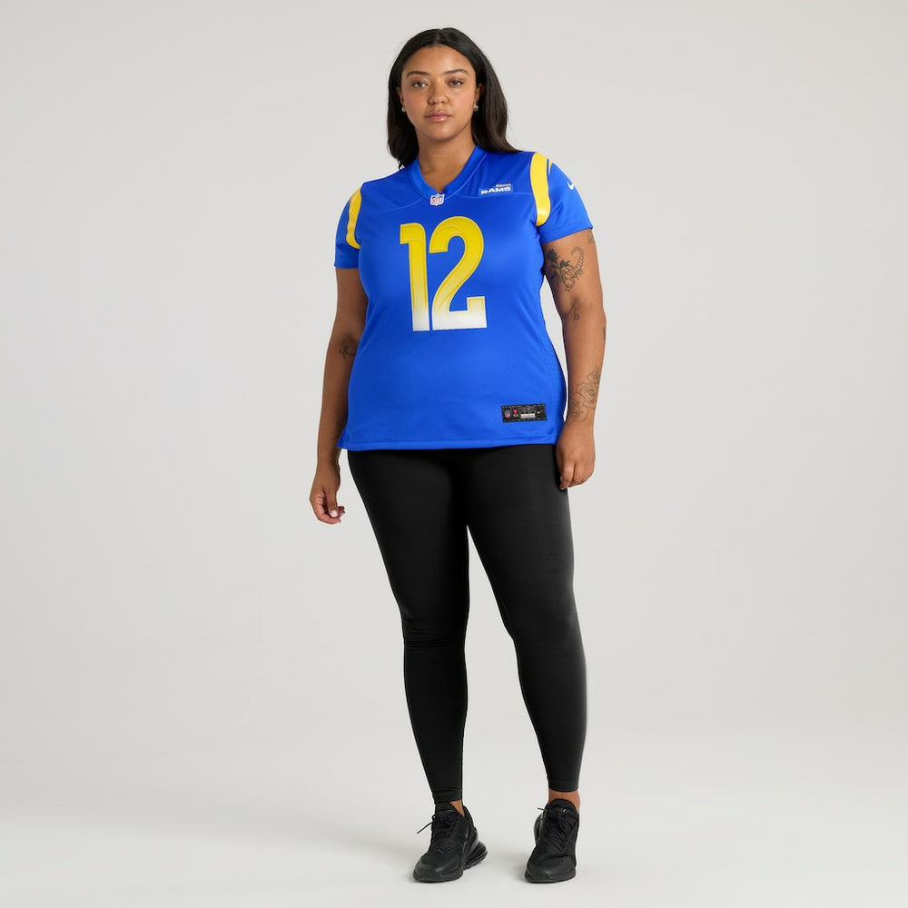 Puka Nacua Los Angeles Rams Women's Game Player Jersey Royal | Nike for Sale