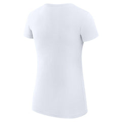 Las Vegas Raiders G-III 4Her by Carl Banks Women's Super-Slim Fit Lightweight Subtle Football T-Shirt White | NFL
