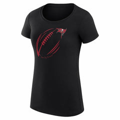 Tampa Bay Buccaneers G-III 4Her by Carl Banks Women's Super-Slim Fit Lightweight Subtle Football T-Shirt Black | NFL