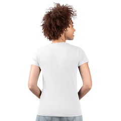 Houston Texans G-III 4Her by Carl Banks Women's Super-Slim Fit Lightweight Subtle Football V-Neck T-Shirt White | NFL