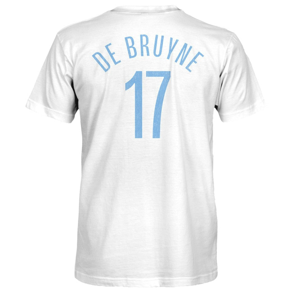 Kevin De Bruyne Manchester City 1863FC Player T-Shirt White - FIFA World CUP