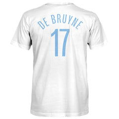 Kevin De Bruyne Manchester City 1863FC Player T-Shirt White - FIFA World CUP