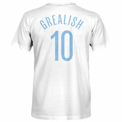 Jack Grealish Manchester City 1863FC Player T-Shirt White - FIFA World CUP