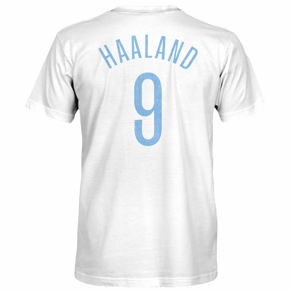 Erling Haaland Manchester City 1863FC Player T-Shirt White - FIFA World CUP