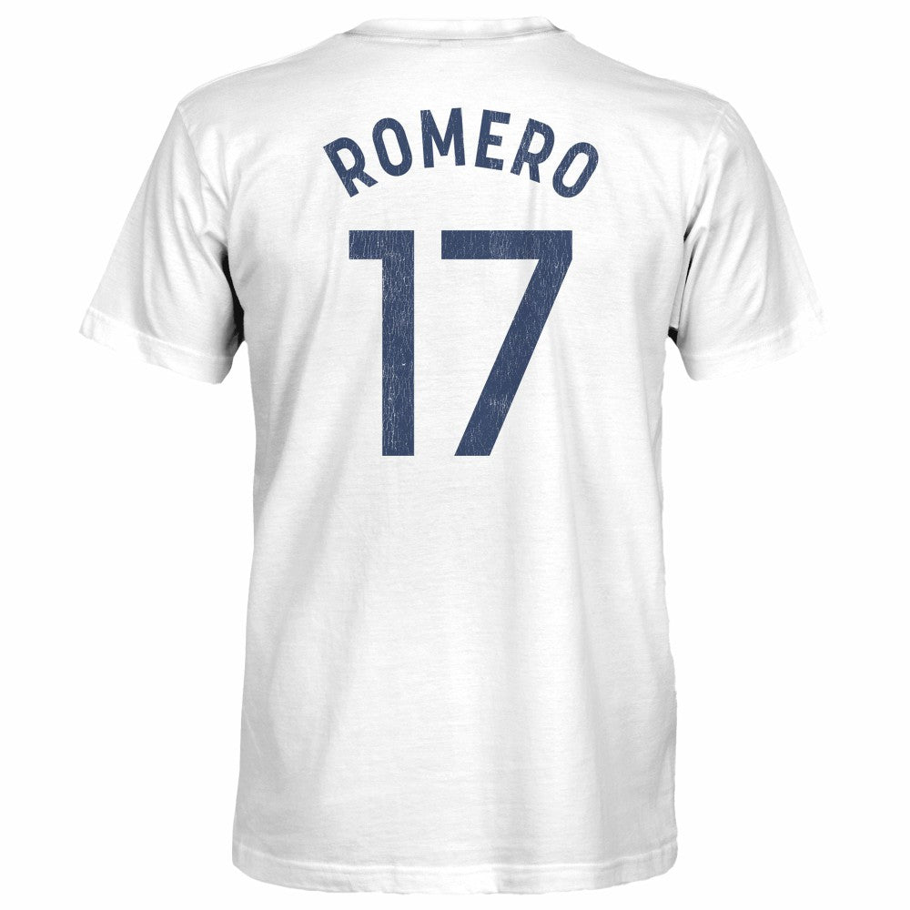 Cristian Romero Tottenham Hotspur 1863FC Player T-Shirt White - FIFA World CUP