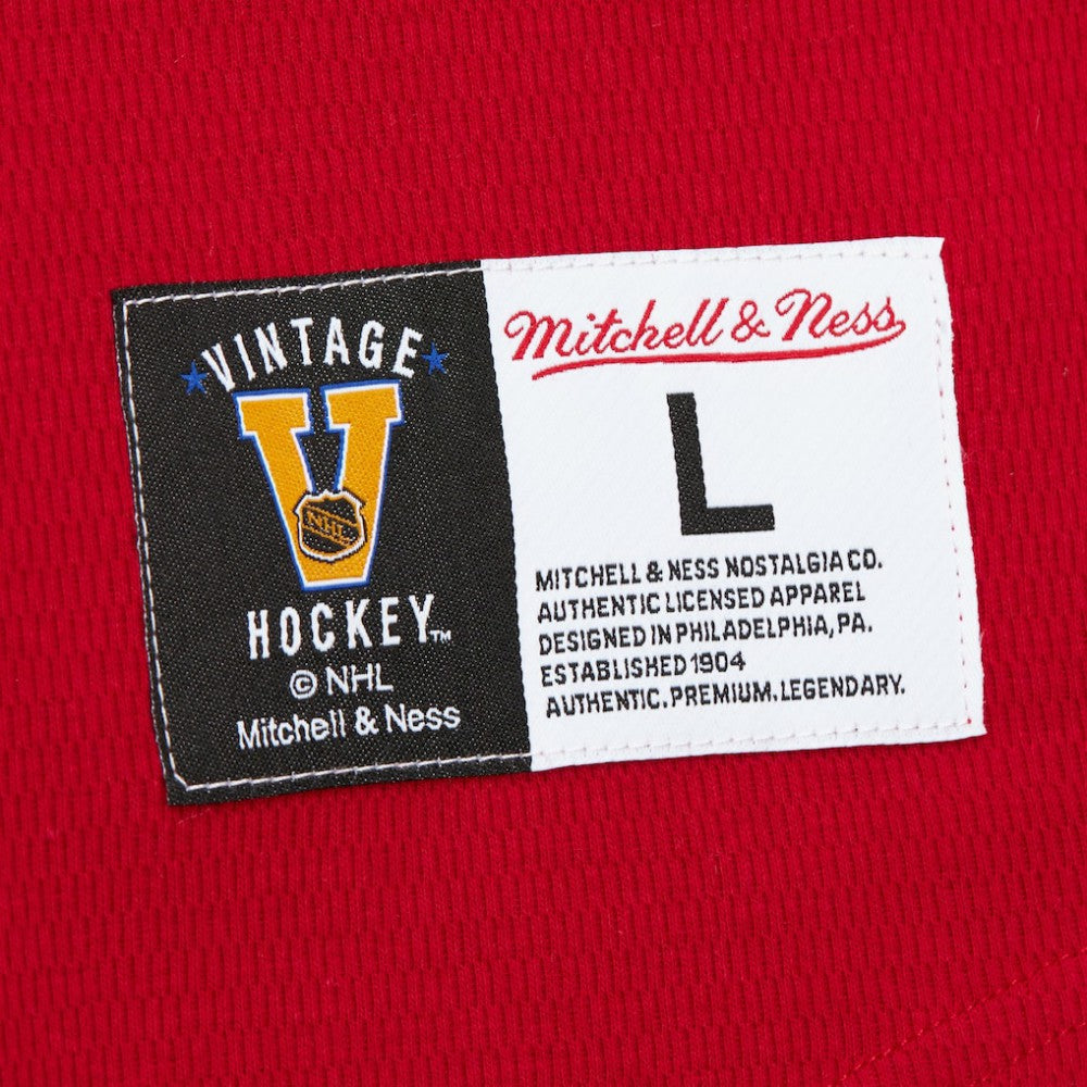 New York Rangers Mitchell & Ness Thermal Henley Long Sleeve T-Shirt - Red - NHL