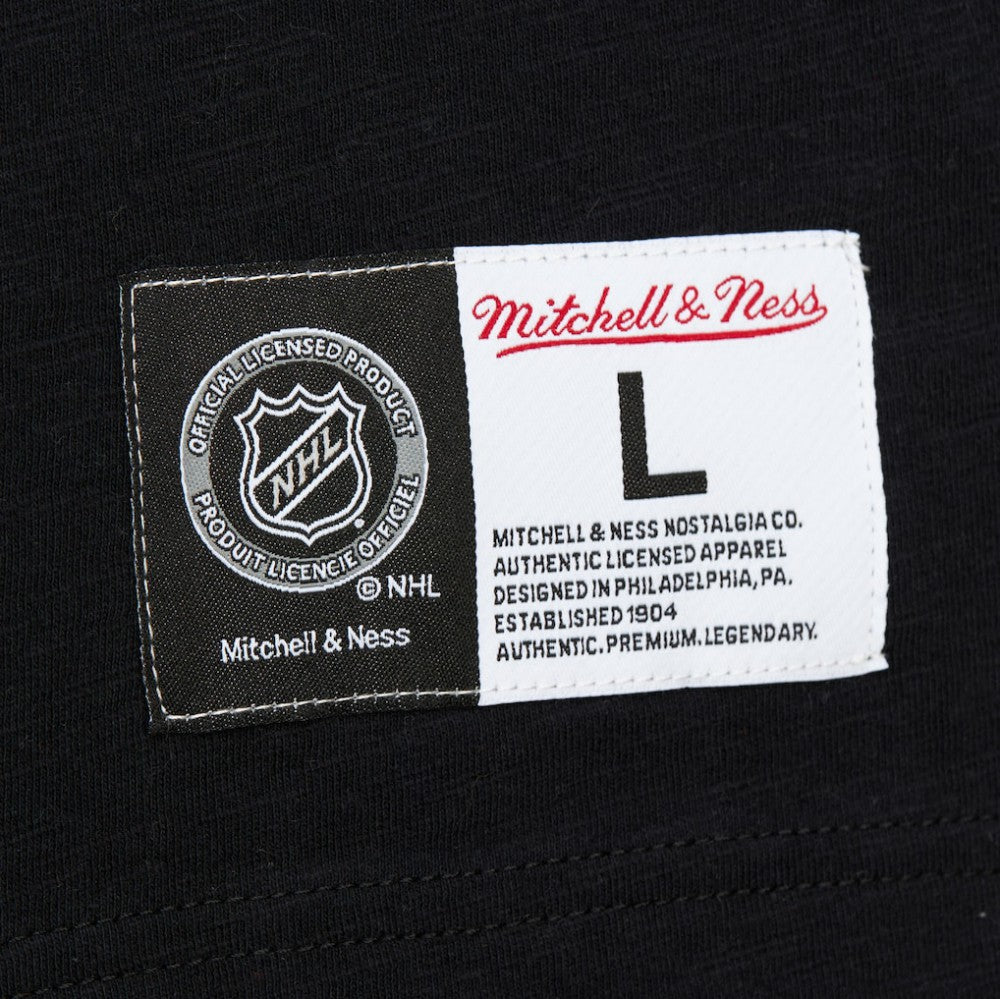 Vegas Golden Knights Mitchell & Ness Legendary Slub Raglan Long Sleeve T-Shirt - Black/Gold - NHL