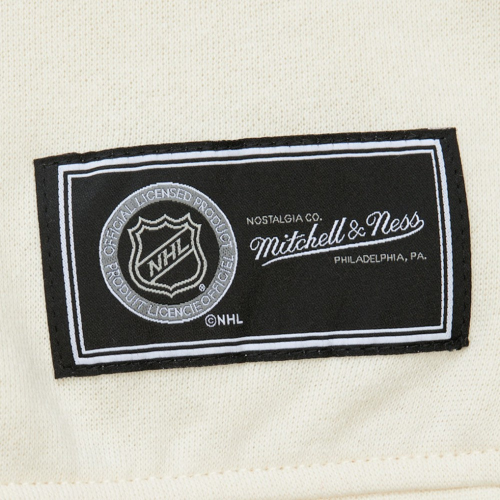 Seattle Kraken Mitchell & Ness Women's Logo 3.0 Pullover Sweatshirt - Cream - NHL