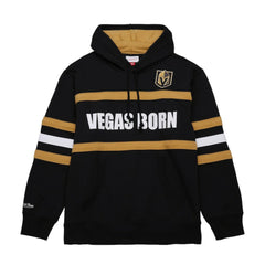 Vegas Golden Knights Mitchell & Ness Head Coach Slogan Pullover Hoodie - Black - NHL