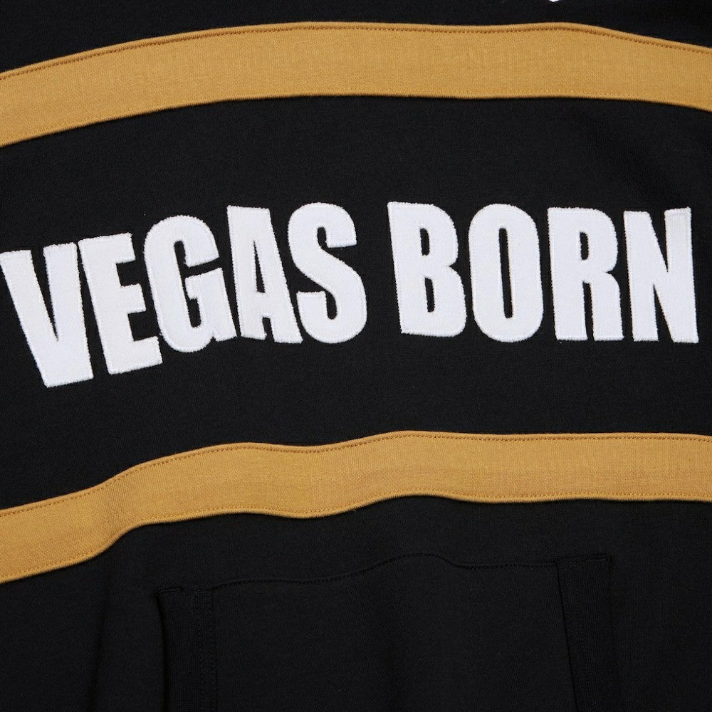 Vegas Golden Knights Mitchell & Ness Head Coach Slogan Pullover Hoodie - Black - NHL
