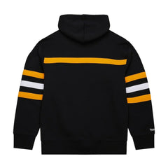 Boston Bruins Mitchell & Ness Head Coach Slogan Pullover Hoodie - Black - NHL