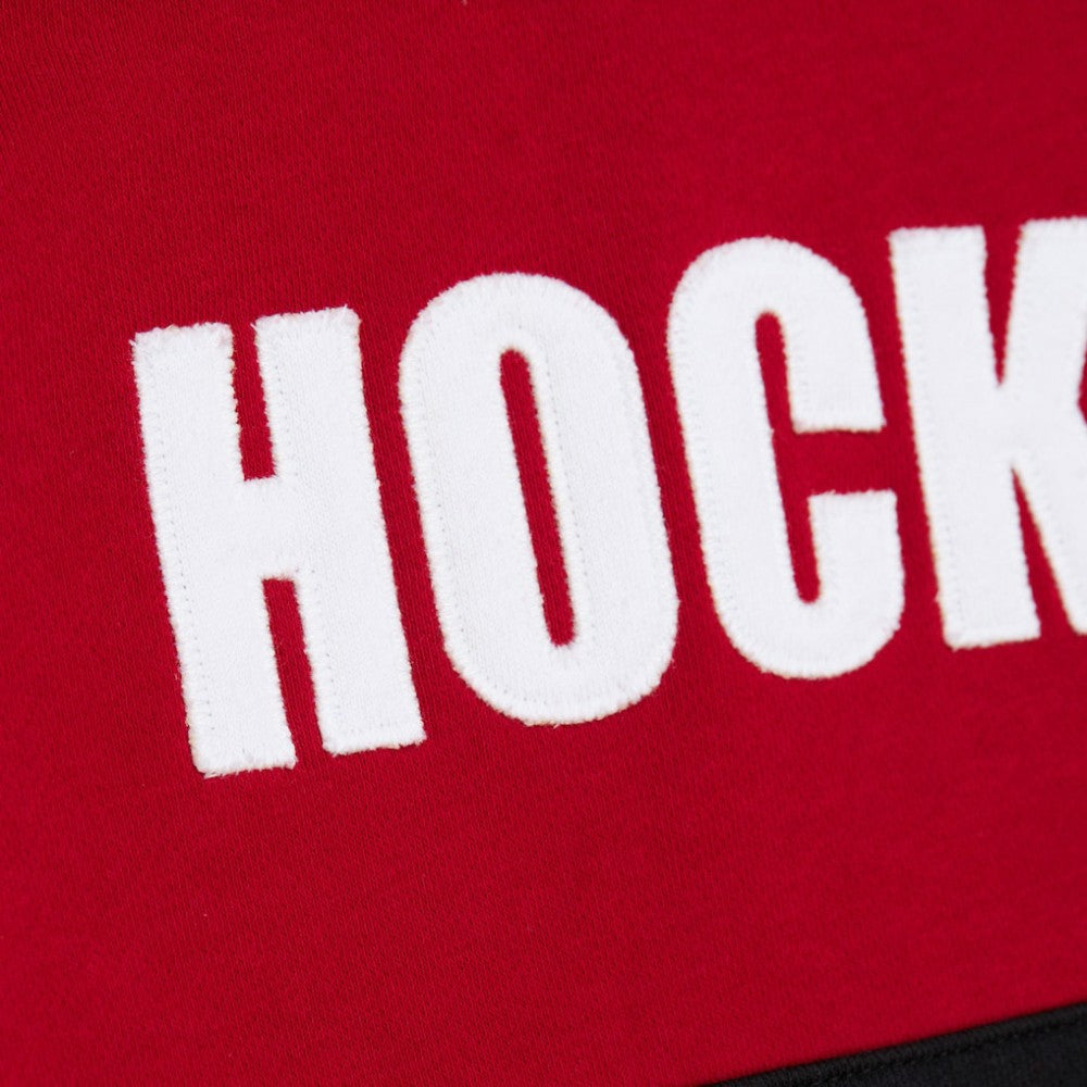 Detroit Red Wings Mitchell & Ness Head Coach Slogan Pullover Hoodie - Red - NHL