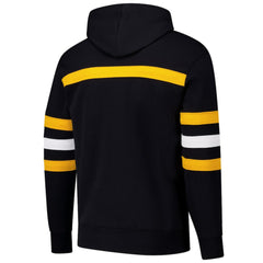Pittsburgh Penguins Mitchell & Ness Head Coach Slogan Pullover Hoodie - Black - NHL