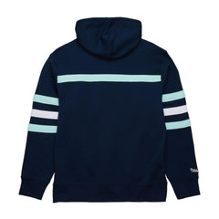 Seattle Kraken Mitchell & Ness Head Coach Slogan Pullover Hoodie - Navy - NHL