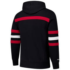 Chicago Blackhawks Mitchell & Ness Head Coach Slogan Pullover Hoodie - Black - NHL