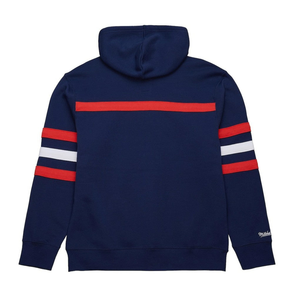 Washington Capitals Mitchell & Ness Head Coach Slogan Pullover Hoodie - Navy - NHL