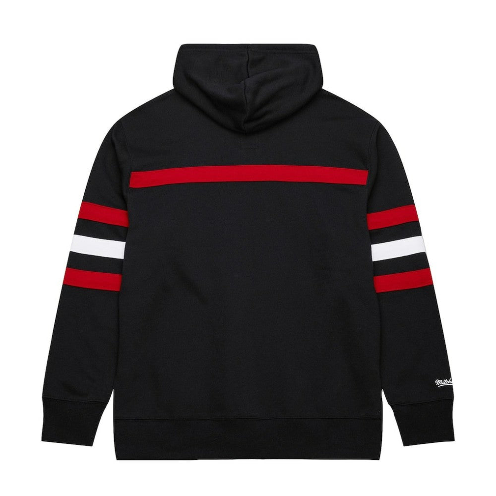 New Jersey Devils Mitchell & Ness Head Coach Slogan Pullover Hoodie - Black - NHL