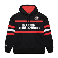 Buffalo Sabres Mitchell & Ness Head Coach Slogan Pullover Hoodie - Black - NHL