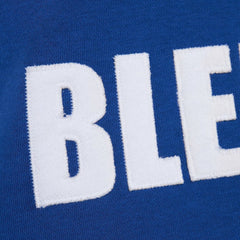 St. Louis Blues Mitchell & Ness Head Coach Slogan Pullover Hoodie - Blue - NHL