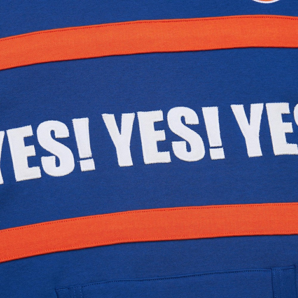 New York Islanders Mitchell & Ness Head Coach Slogan Pullover Hoodie - Royal - NHL