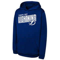 Tampa Bay Lightning Youth Cyber Punk Performance Hoodie - Blue - NHL