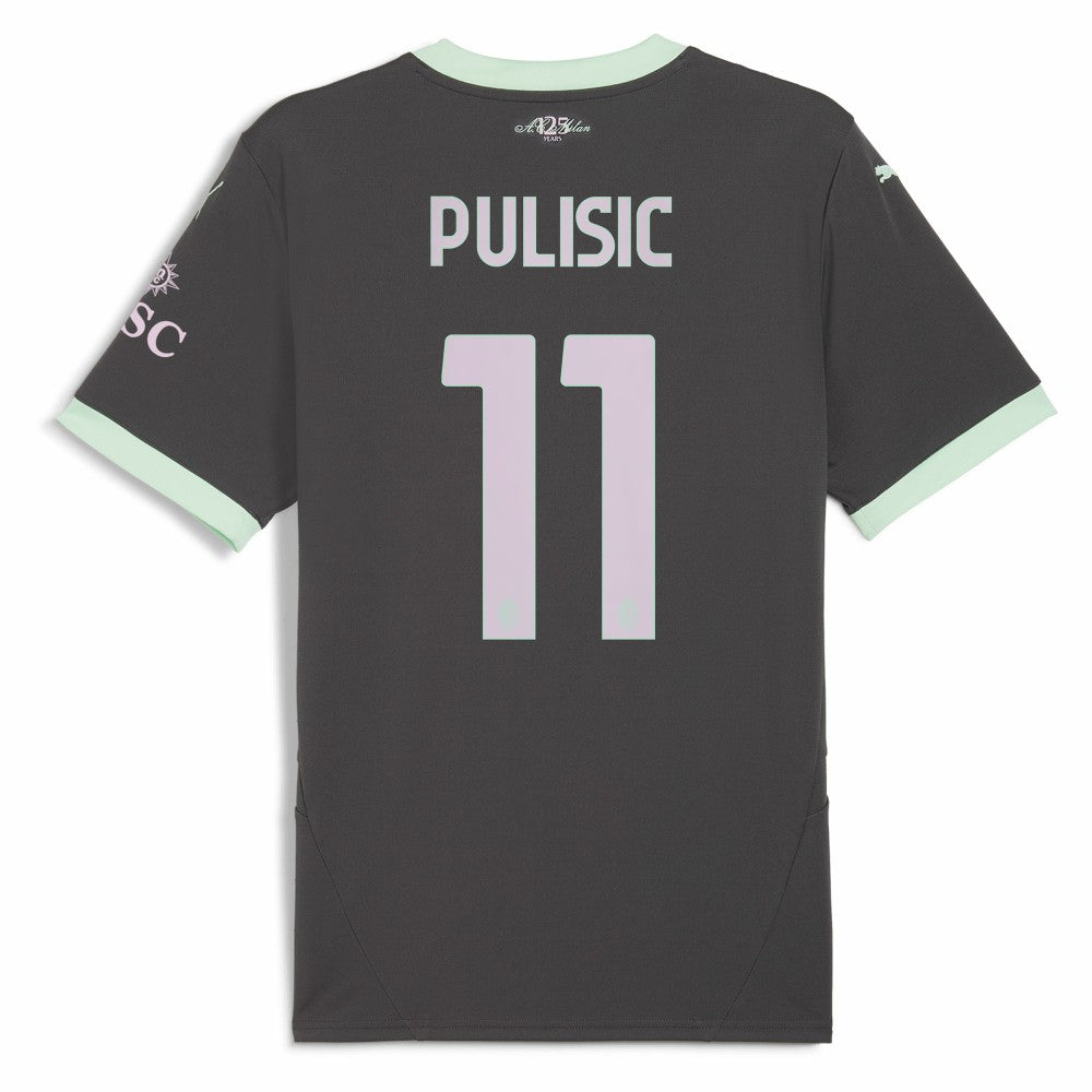 Christian Pulisic AC Milan 2024/25 Third Replica Player Jersey Charcoal | Puma online