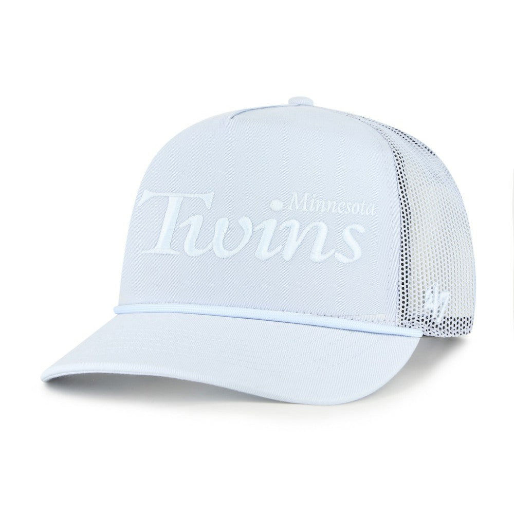 Minnesota Twins '47 Foundation Script Hitch Adjustable Trucker Hat - MLB